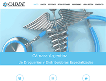 Tablet Screenshot of caddeargentina.com